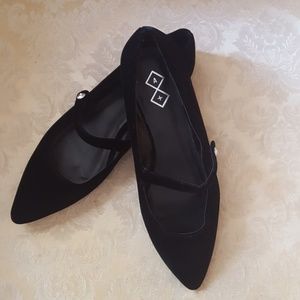 Velvet maryjayne shoe